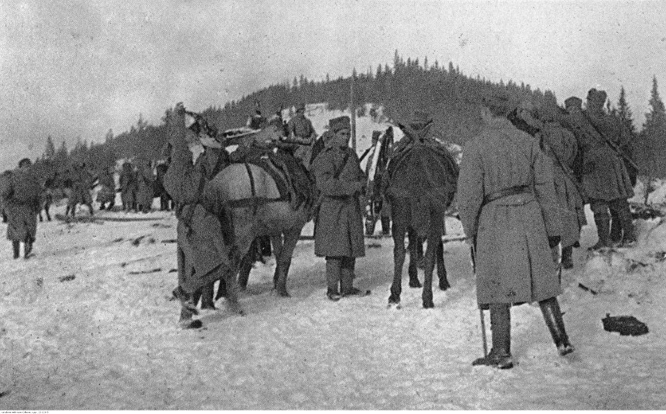II Brygada Legionów podczas walk w Karpatach (22-126-5)