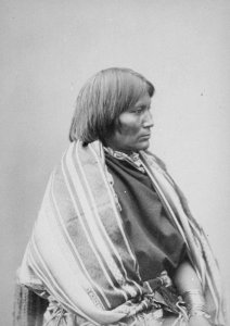 Indian woman of Lone Wolf. Kiowas - NARA - 519063 (cropped)
