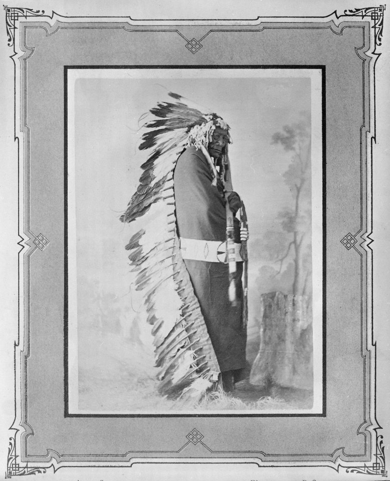 Iron Shell-Ma-Zah-Pon-Kes-Kah. Brule Sioux - NARA - 518981