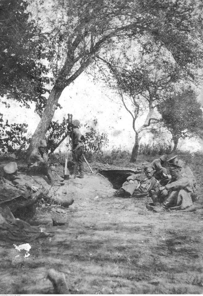 Ignacy Paweł Fudakowski - Rosyjski 12 Dywizjon Artylerii Moździerzy w Zadąbrowiu w Galicji (94-68-3)