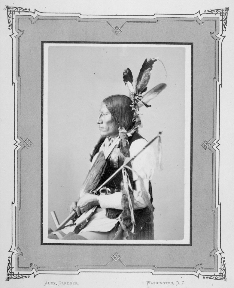 Iron Scare-Mah-Zah-Wah-Nah-Pa-Ah. Blackfeet Sioux, 1872 - NARA - 519007