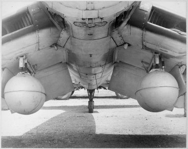 Integral wing tanks on plane at ARU (Aircraft Repair Unit) Guadalcanal. - NARA - 520659