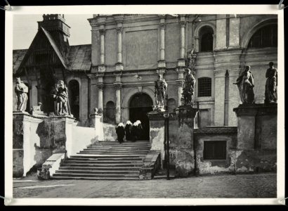 Jaroslaw, kosciol farny, widok od strony wejscia 1938 (67738983)