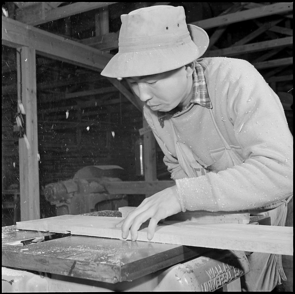 Jerome Relocation Center, Denson, Arkansas. A young, former Californian of Japanese ancestry, now r . . . - NARA - 539332