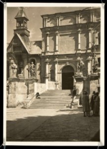 Jaroslaw, kosciol farny, widok od strony wejscia 1938 (67738949)