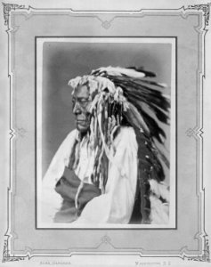 Iron Shell-Ma-Zah-Pon-Kes-Kah. Brule Sioux, 1872 - NARA - 518979 photo