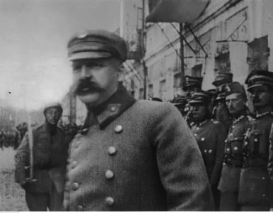 Józef Piłsudski na froncie galicyjskim (22-535-3)