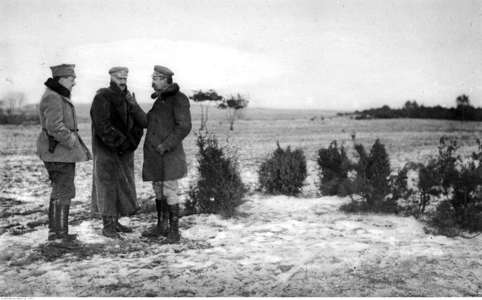 Józef Piłsudski z Ignacym Daszyńskim i Mariuszem Zaruskim (22-450)