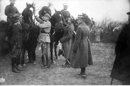 Józef Piłsudski z ułanami (22-483) photo