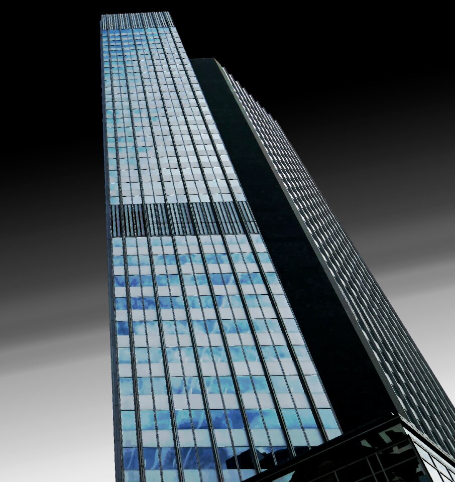 Facade architecture glass