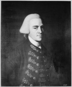 John Hancock. Copy of painting by John Singleton Copley, circa 1770-72., 1935 - 1939 - NARA - 532848