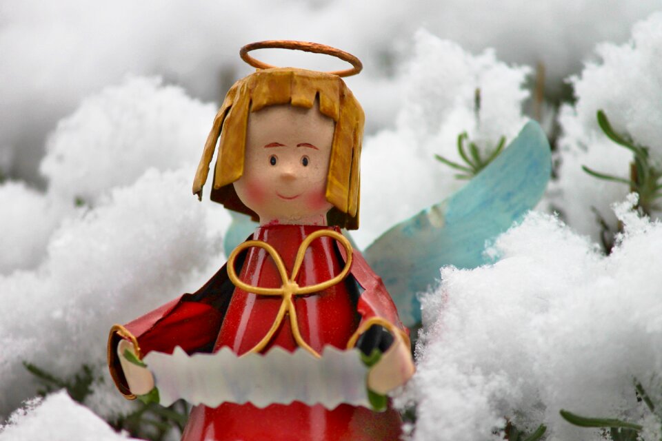Christmas snowy decoration