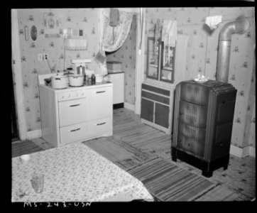 Kitchen in company owned house. H. C. Frick Coke Company, National ^3 Mine, Muse, Washington County, Pennsylvania. - NARA - 540330