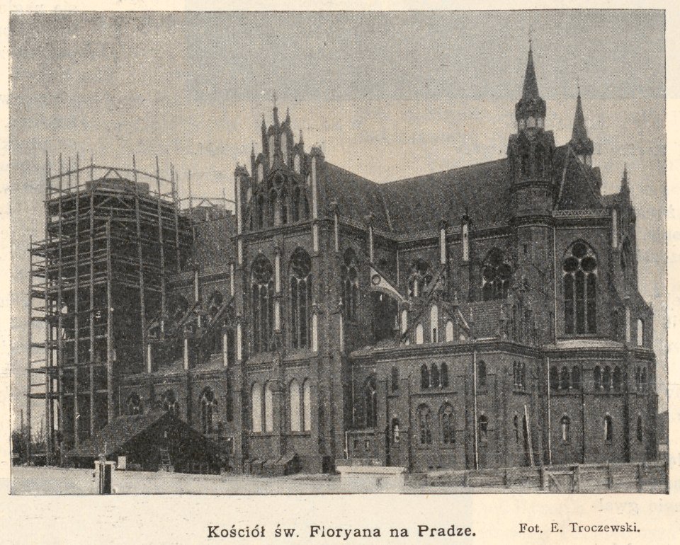 Kościół Św. Floriana na Pradze w budowie (61968)