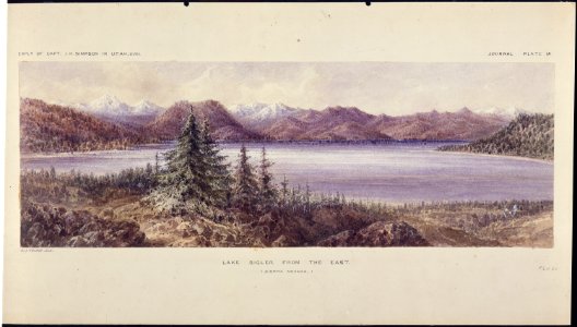 Lake Bigler from the East - NARA - 305642