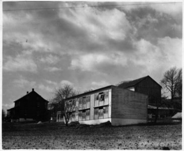 Lancaster County, Pennsylvania. Large poultry buildings are becoming increasingly common in Lancast . . . - NARA - 521112 photo