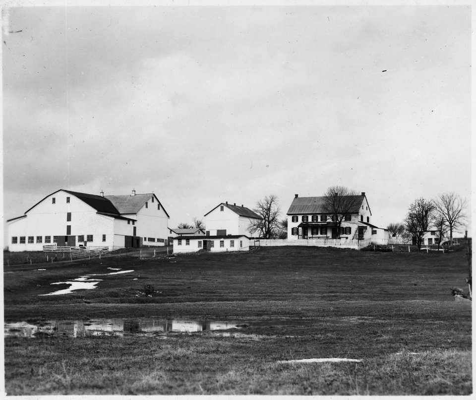 Lancaster County, Pennsylvania. This is one of the better Old-Order Amish farm places. Barns like . . . - NARA - 521102