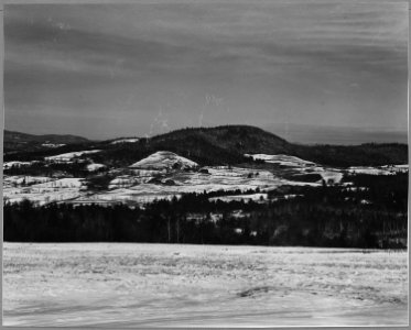 Landaff, Grafton County, New Hampshire. A picture of Landaff's center taken from Miss Mattie Chandle . . . - NARA - 521444