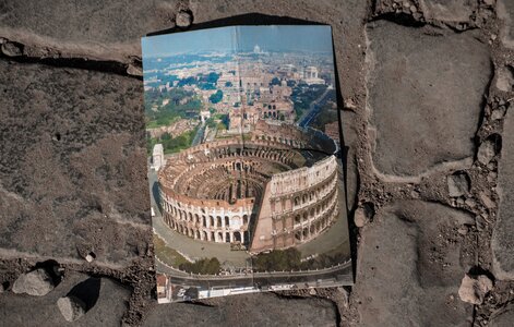 Italy pavement tourism photo