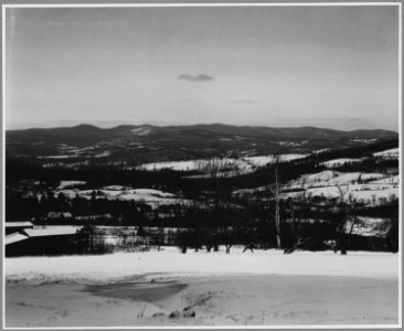 Landaff, Grafton County, New Hampshire. The landscape shown in this photograph was taken from...(Mis . . . - NARA - 521445
