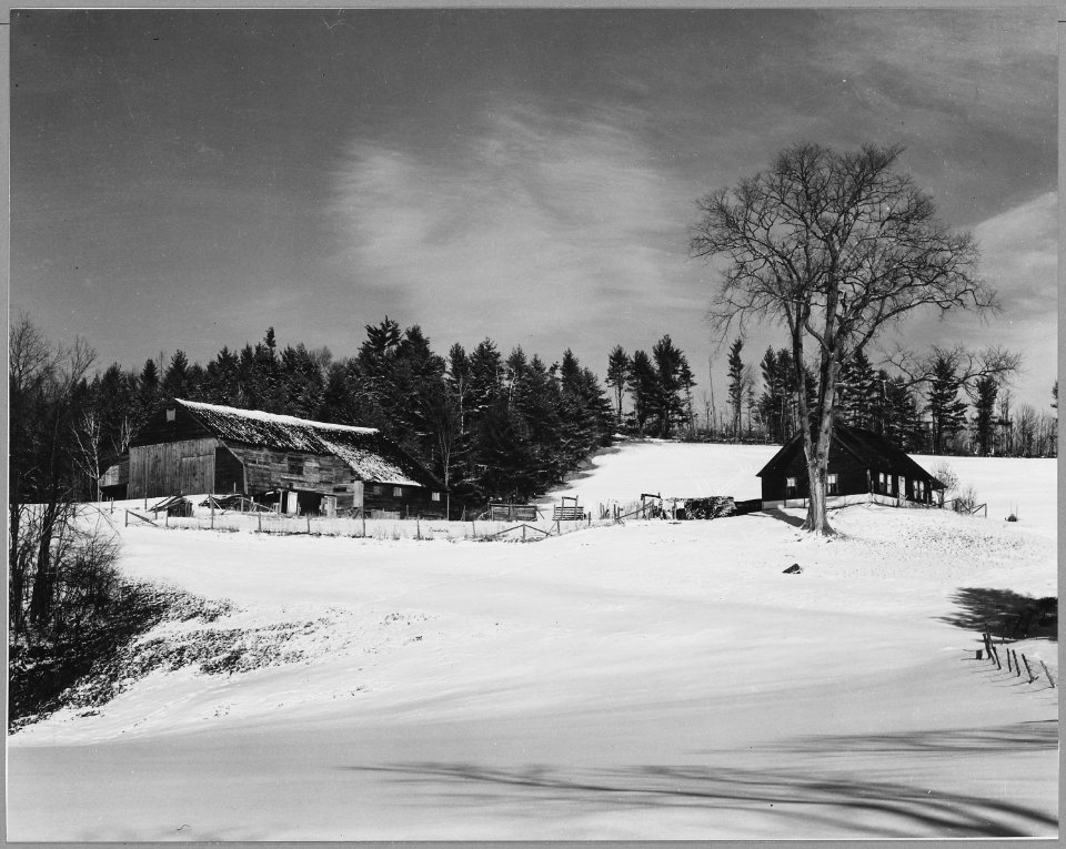Landaff, Grafton County, New Hampshire. The Flanders farm is an old one, and still operated in the o . . . - NARA - 521474