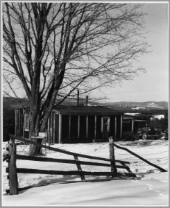 Landaff, Grafton County, New Hampshire. This is the home of Mr. Chet Towle, a young laborer and his . . . - NARA - 521457