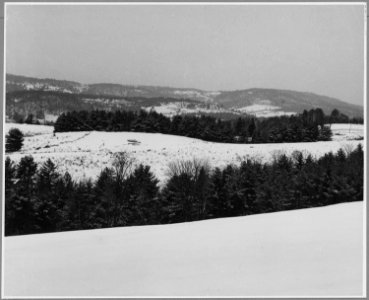 Landaff, Grafton County, New Hampshire. View from the Chandler place, looking N.W. across the Amonoo . . . - NARA - 521529