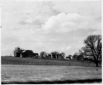 Lancaster County, Pennsylvania. This is one of the best of the Old-Order Amish farm places. Both t . . . - NARA - 521081 photo