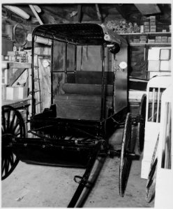 Lancaster County, Pennsylvania. This Old-Order Amish buggy has just been completed. It is standing . . . - NARA - 521069 photo