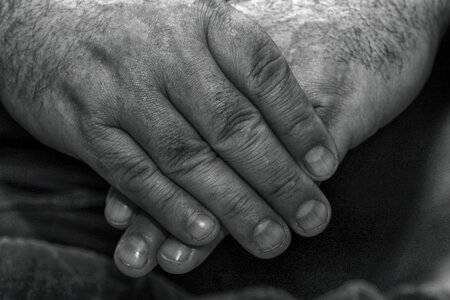 Hand man human