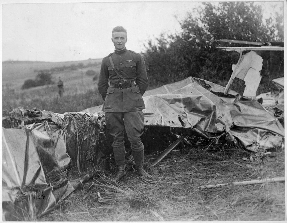 Lieutenant Frank Luke, who is running Lieutenant Eddie Rickenbacker a spirited race for the honor of being called the... - NARA - 530751