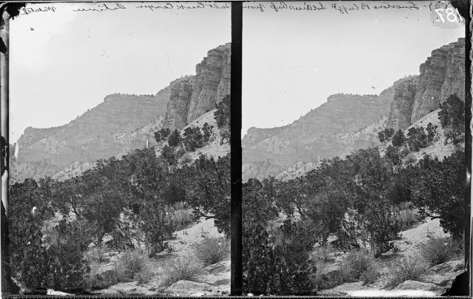 LIMESTONE BLUFFS, SOLDIERS PASS FROM SALT CREEK CANYON SALINA, UTAH, WASATCH MOUNTAINS - NARA - 523952
