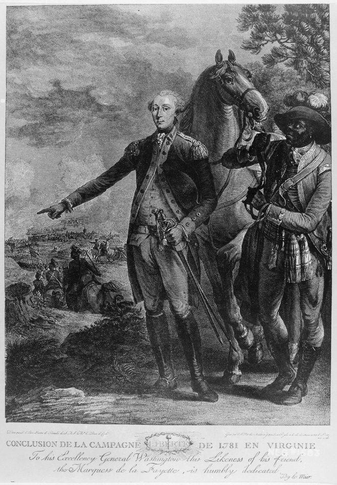 Libert. Conclusion de la Campagne de 1781 en Virginie. To his Excellency General George Washington this Likeness of his - NARA - 512942