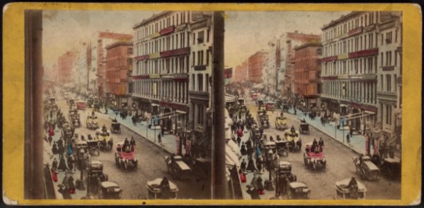 Looking up Broadway from the corner of Broome Street, by E. & H.T. Anthony (Firm) 5
