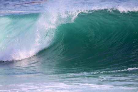Sea spray ocean