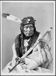 Mad Bear-Ma-To-Weet-Ko. Yanctonai Sioux, 1872 - NARA - 519014 photo