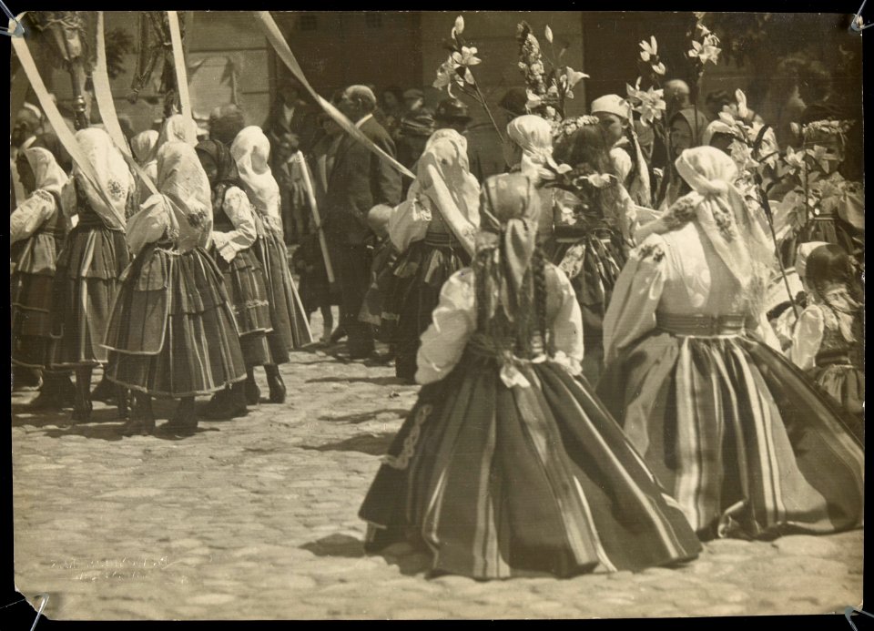 Lowicz, procesja Bozego Ciala przed 1932 (67534576)