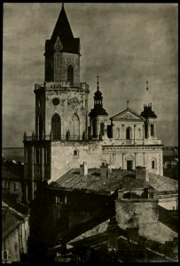 Lublin, Wieza Trynitarska i Katedra 1934 (39493498)