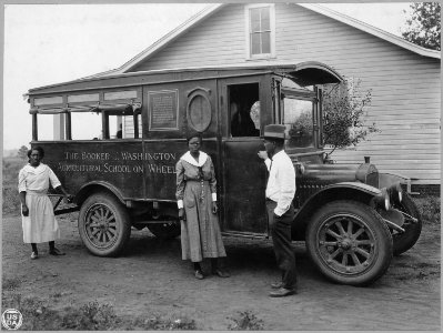 Madison County, Alabama. (African-American) agents and rural nurse with movable school. (The Booker T. Washington... - NARA - 512801 photo