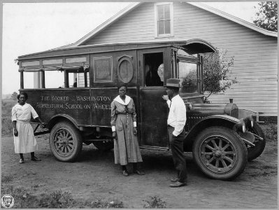 Madison County, Alabama. (African-American) agents and rural nurse with movable school. (The Booker T. Washington... - NARA - 512801