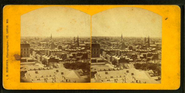 Looking n.w. from Dome of Court House, by Robert Benecke