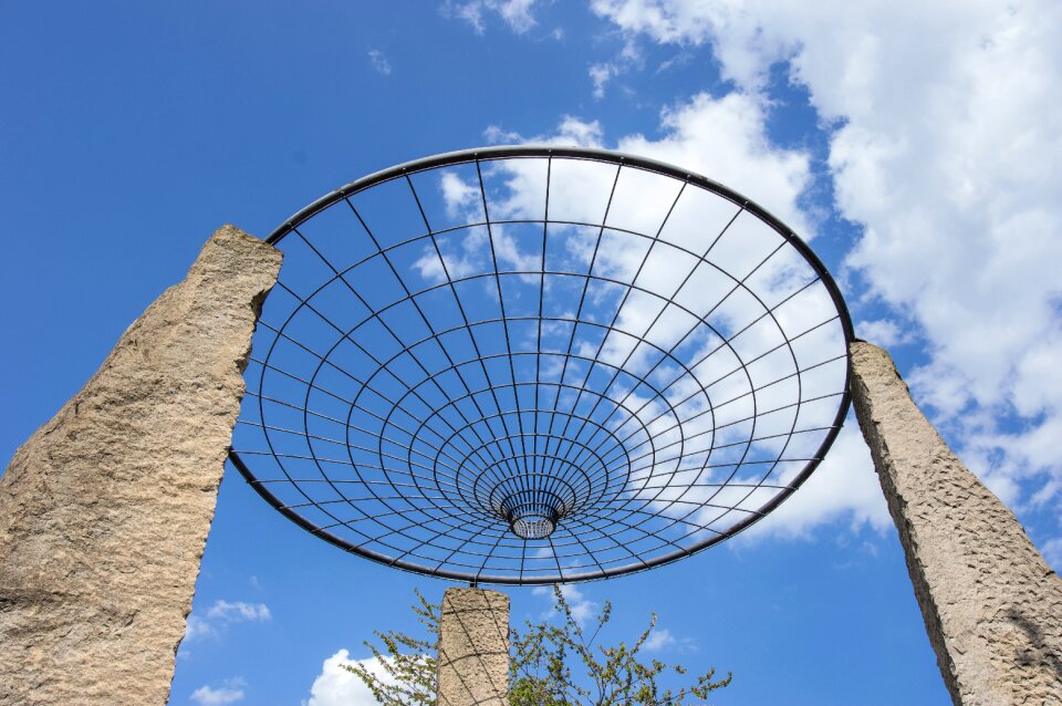 Clouds form blue sky cosmology