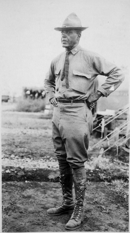 Major Charles Young of the 10th Cavalry who will be made Lieutenant Colonel shortly., 1916 - NARA - 523009