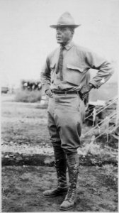 Major Charles Young of the 10th Cavalry who will be made Lieutenant Colonel shortly., 1916 - NARA - 523009