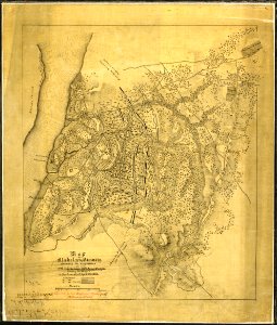 Map of Blakely and Vicinity. Showing the disposition of the 2nd Division, 13th Army Corps, during - NARA - 305627