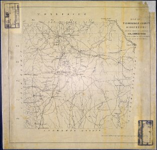Map of Tishomingo County, Mississippi. Compiled under the Direction of Col. George Thom, A.D.C. & Chief of Topl.... - NARA - 305725