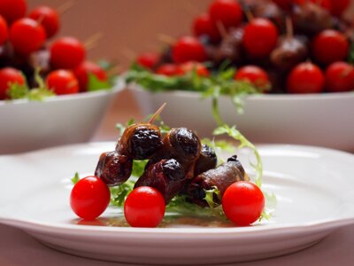 Snack food cherry tomatoes