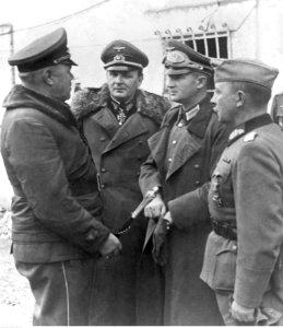 Marszałek Albert Kesselring na inspekcji na froncie włoskim (2-2076)