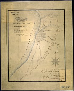 Map of the Picket Line around Vicksburg, Miss - NARA - 305774