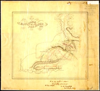 Map of the Battlefield of pea Ridge, Ark - NARA - 305665